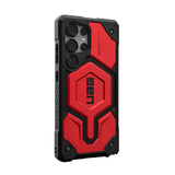 UAG Samsung Galaxy S25 Ultra MONARCH Pro Series Bagside Cover - MagSafe Kompatibel - Rød / Sort