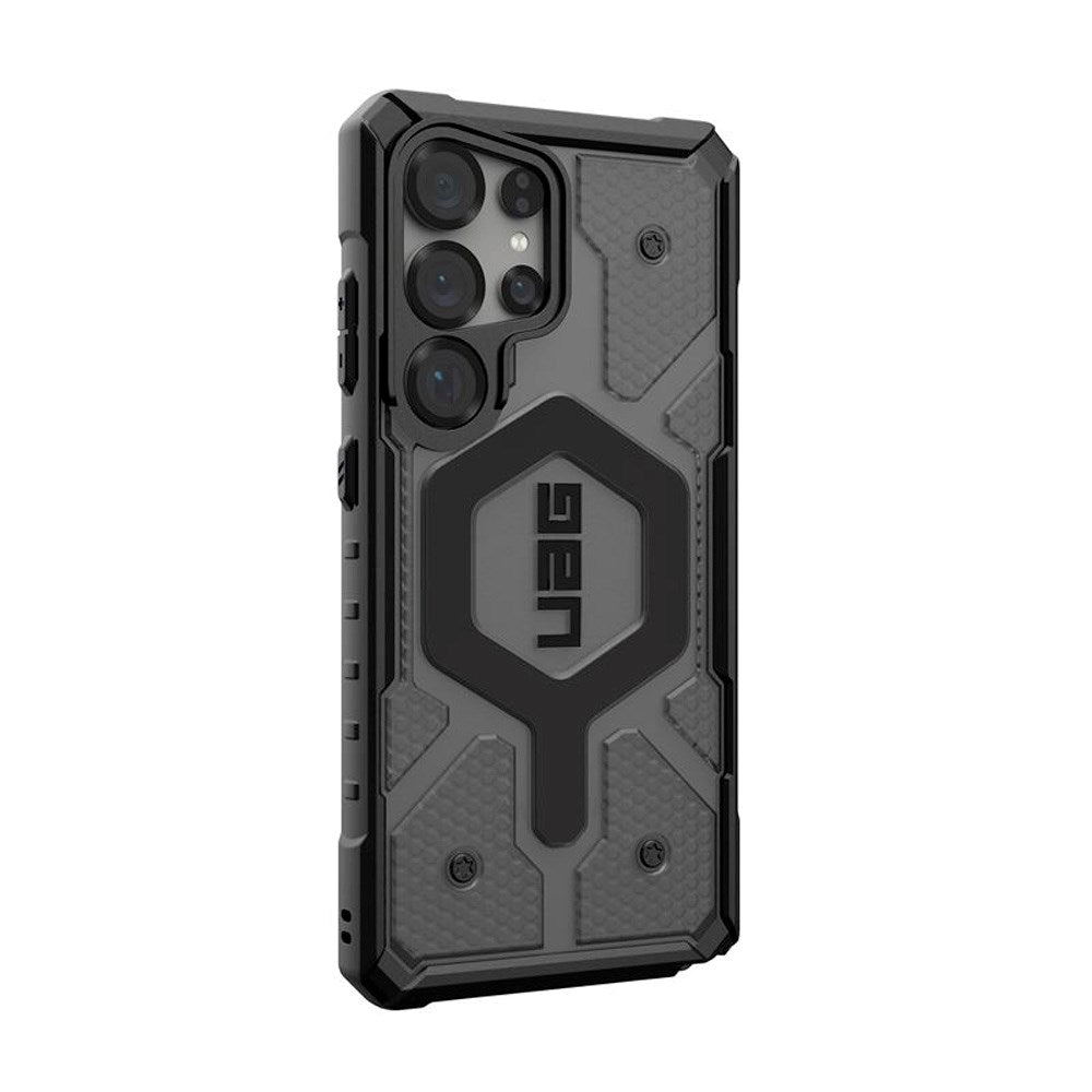 UAG Samsung Galaxy S25 Ultra PATHFINDER Series Bagside Cover - Qi Kompatibel - Clear / Ash