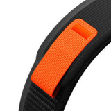 Universal Garmin 22mm Tech-Protect Nylon Pro Urrem - Sort / Orange