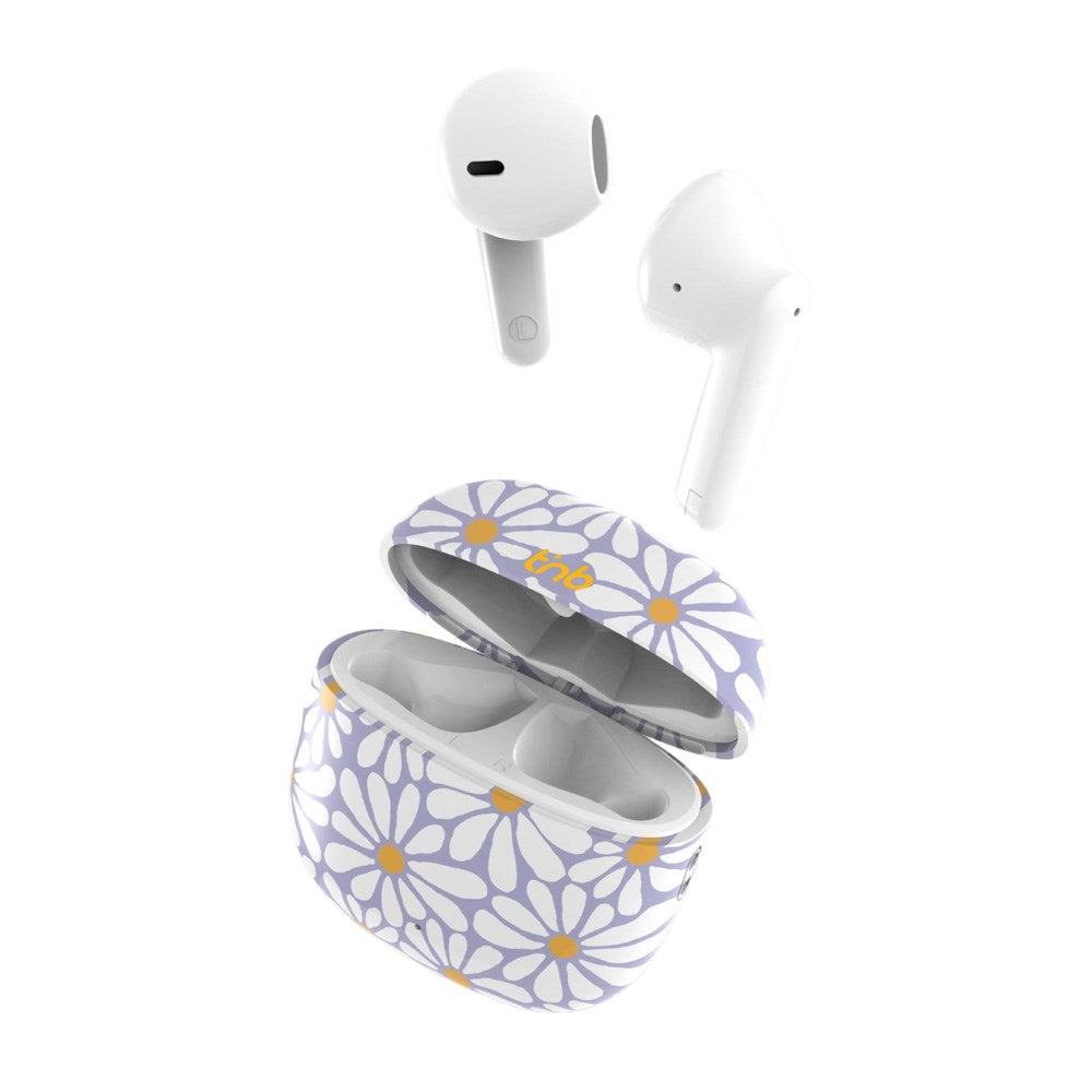 T'NB - EXCLUSIV' Trådløse In-Ear Høretelefoner m. Opladningsetui - Flower