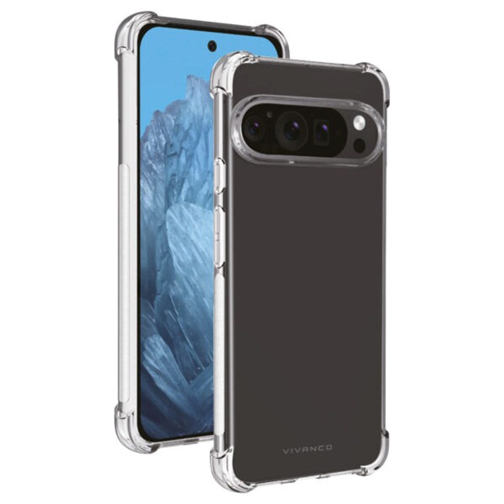 Google Pixel 9 / 9 Pro - Vivanco Anti-Shock Cover - Gennemsigtig