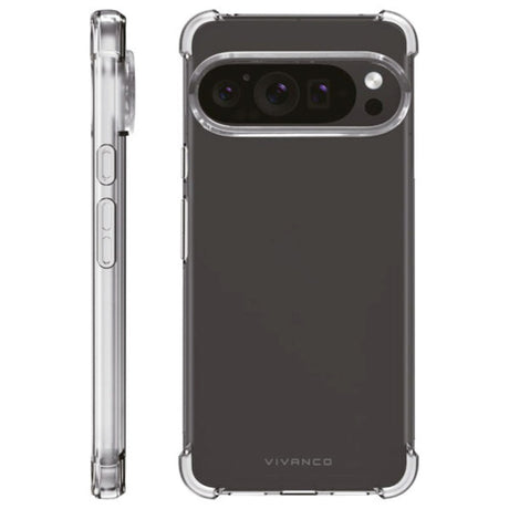 Google Pixel 9 / 9 Pro - Vivanco Anti-Shock Cover - Gennemsigtig