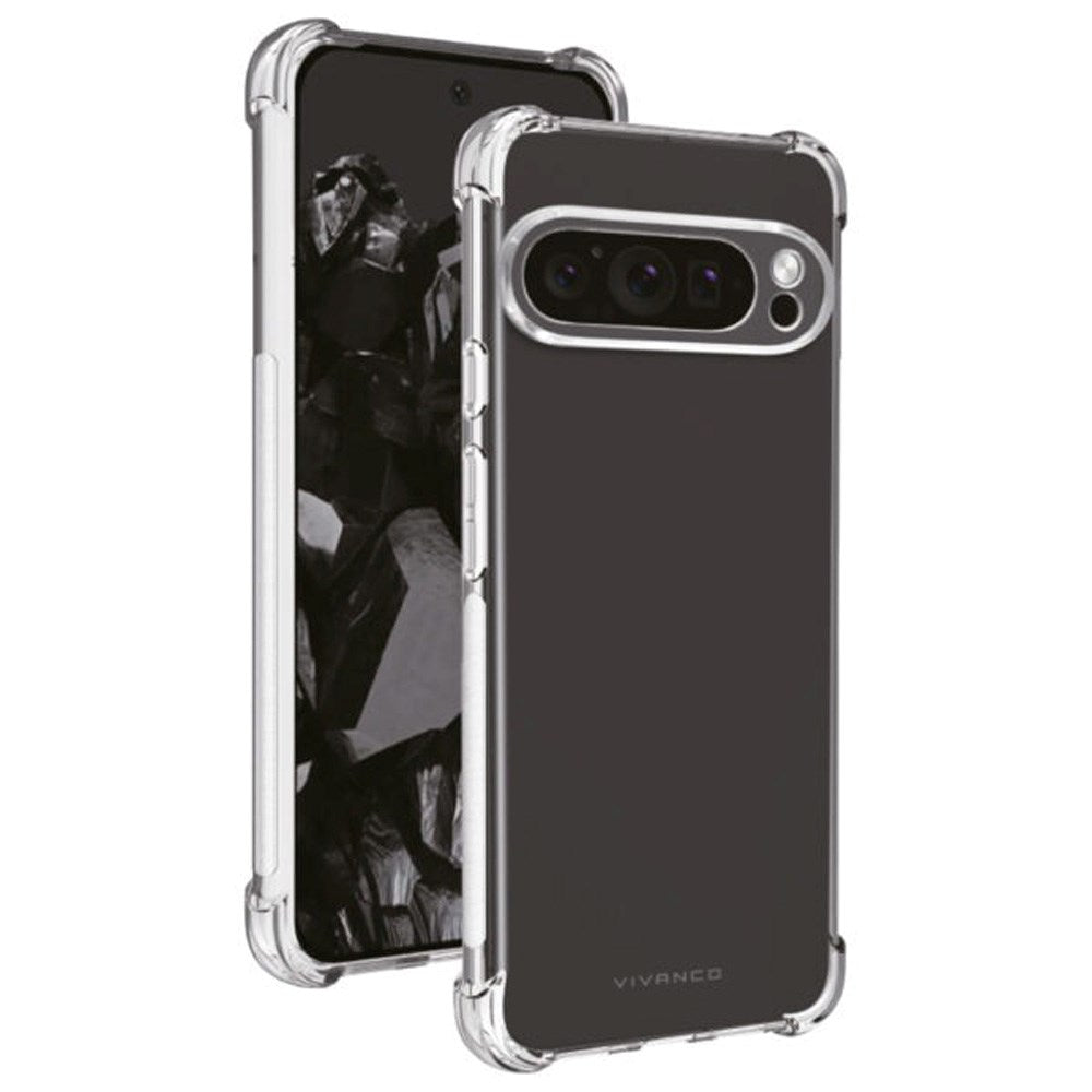 Google Pixel 9 Pro XL - Vivanco Anti-Shock Cover - Gennemsigtig