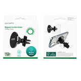 4smarts UltiMag Clamp Magnetisk Mobilholder til Bil - MagSafe Kompatibel - Sort