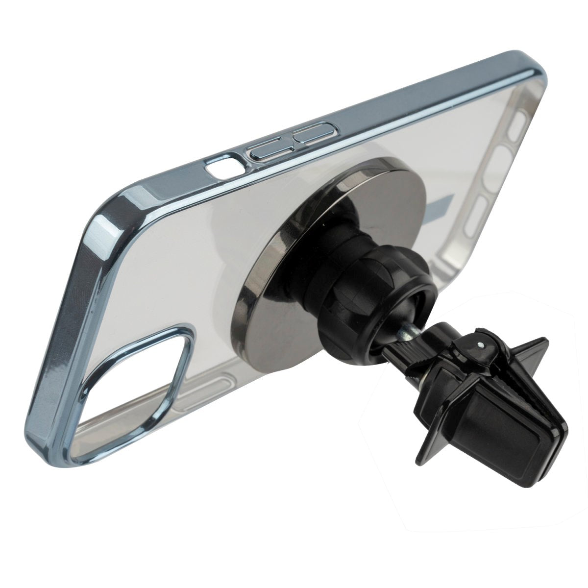 4smarts UltiMag Clamp Magnetisk Mobilholder til Bil - MagSafe Kompatibel - Sort