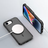 iPhone 16e - 4smarts Defend Hybrid Cover - MagSafe Kompatibel - Sort