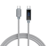 4smarts - DigitCord USB-C Kabel 100W - 1.5m - Grå