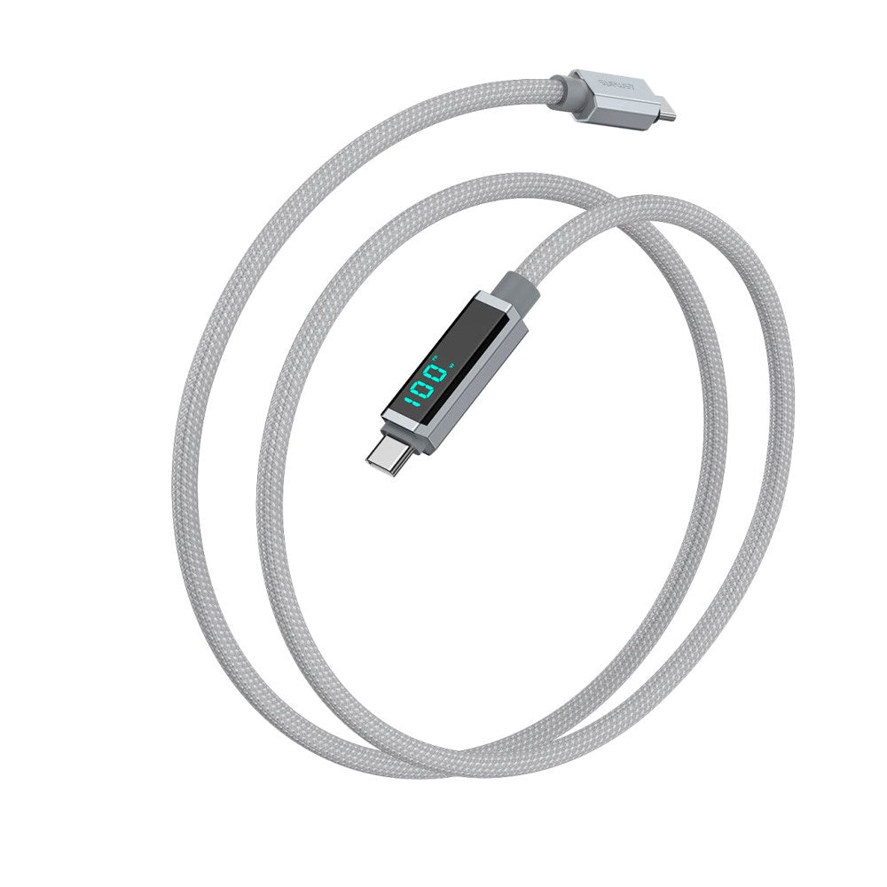 4smarts - DigitCord USB-C Kabel 100W - 1.5m - Grå