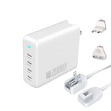 4smarts - GaN Flex Pro Rejseoplader 200W - 4x USB-C - Hvid
