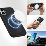 4Smarts iPhone 17 Silikone Mobil Cover - MagSafe Kompatibel - Sort