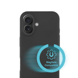 4Smarts iPhone 17 Silikone Mobil Cover - MagSafe Kompatibel - Sort