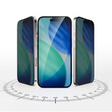 4Smarts iPhone 17 Second Glass Beskyttelsesglas m. Monteringsramme - Privacy Funktion - Gennemsigtig