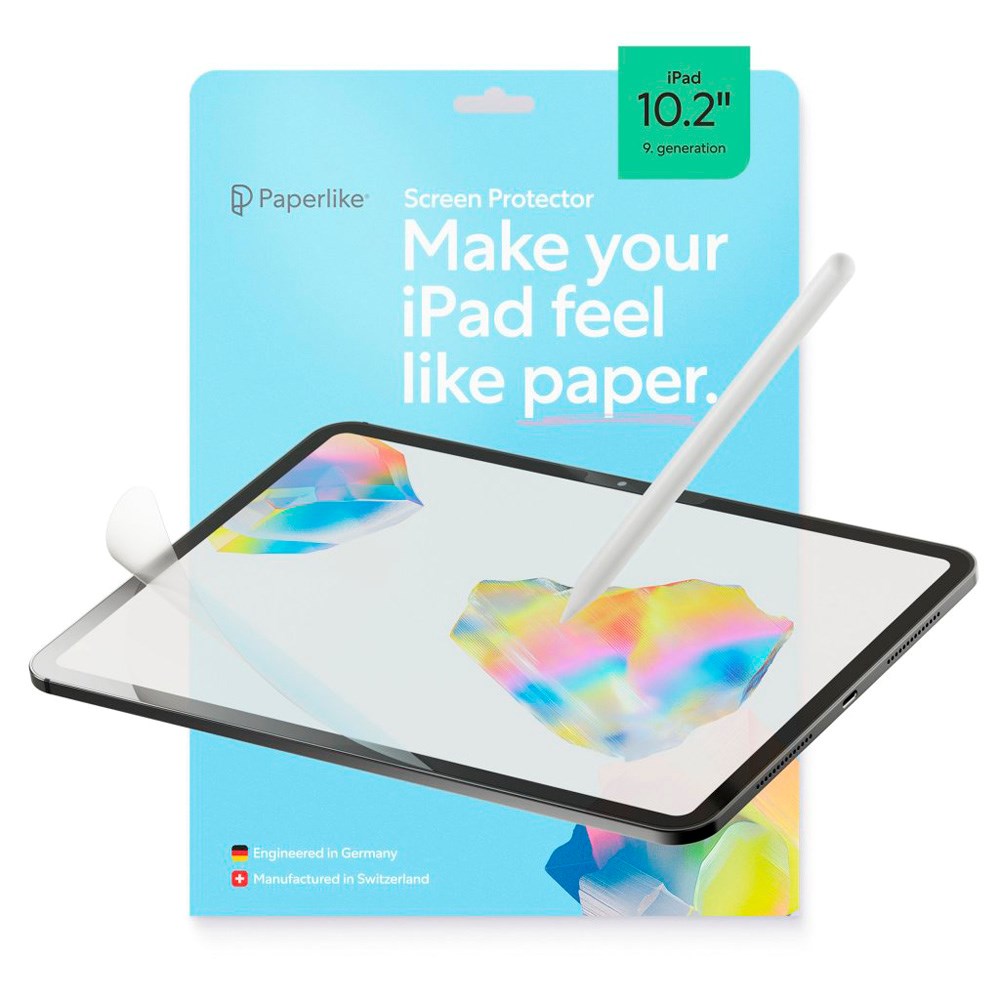 Paperlike - iPad 10.2" (2021 / 2020 / 2019) Skærmbeskytter - 2 stk - Gennemsigtig