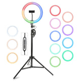 4smarts LoomiPod Selfie Tripod m. RGB Ring Light & Opbevaringstaske - (DEMO)