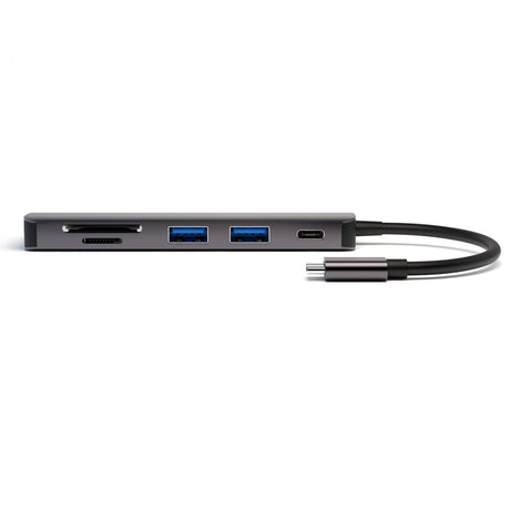 4smarts 6-in-1 Hub - USB-C - Space Grey