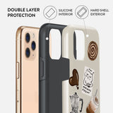 iPhone 11 Pro Burga Tough Fashion Cover - Oat Milk Please