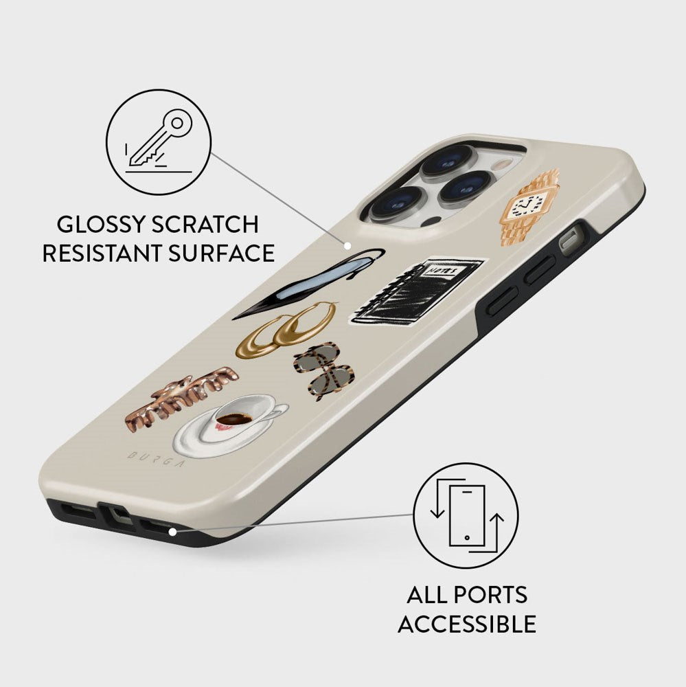 iPhone 14 Pro Burga Tough Fashion Cover - Boss Babe