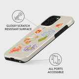 iPhone 15 Pro Burga Tough Fashion Cover - Seaside Muse