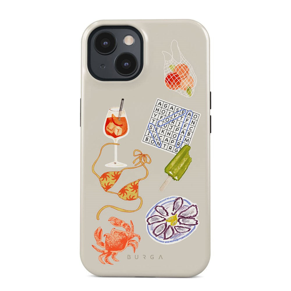 iPhone 14 Burga Tough Fashion Cover - Seaside Muse