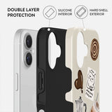 iPhone 16 Burga Tough Fashion Cover - Oat Milk Please