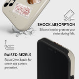 iPhone 16 Burga Tough Fashion Cover - Oat Milk Please