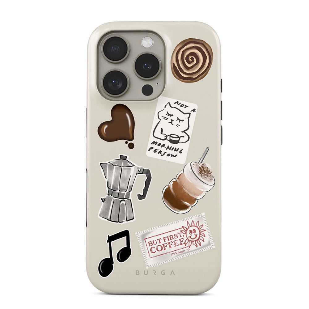 iPhone 16 Pro Burga Tough Fashion Cover - Oat Milk Please