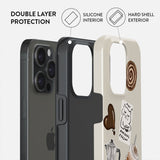 iPhone 15 Pro Burga Tough Fashion Cover - Oat Milk Please