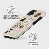 iPhone 13 Burga Tough Fashion Cover - Oat Milk Please