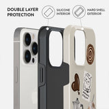 iPhone 13 Pro Burga Tough Fashion Cover - Oat Milk Please