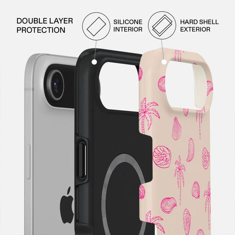 iPhone Air Burga Tough Fashion Cover - MagSafe Kompatibel - Beach Please