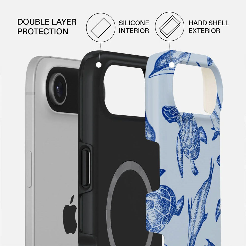 iPhone Air Burga Tough Fashion Cover - MagSafe Kompatibel - Aquatic Dance