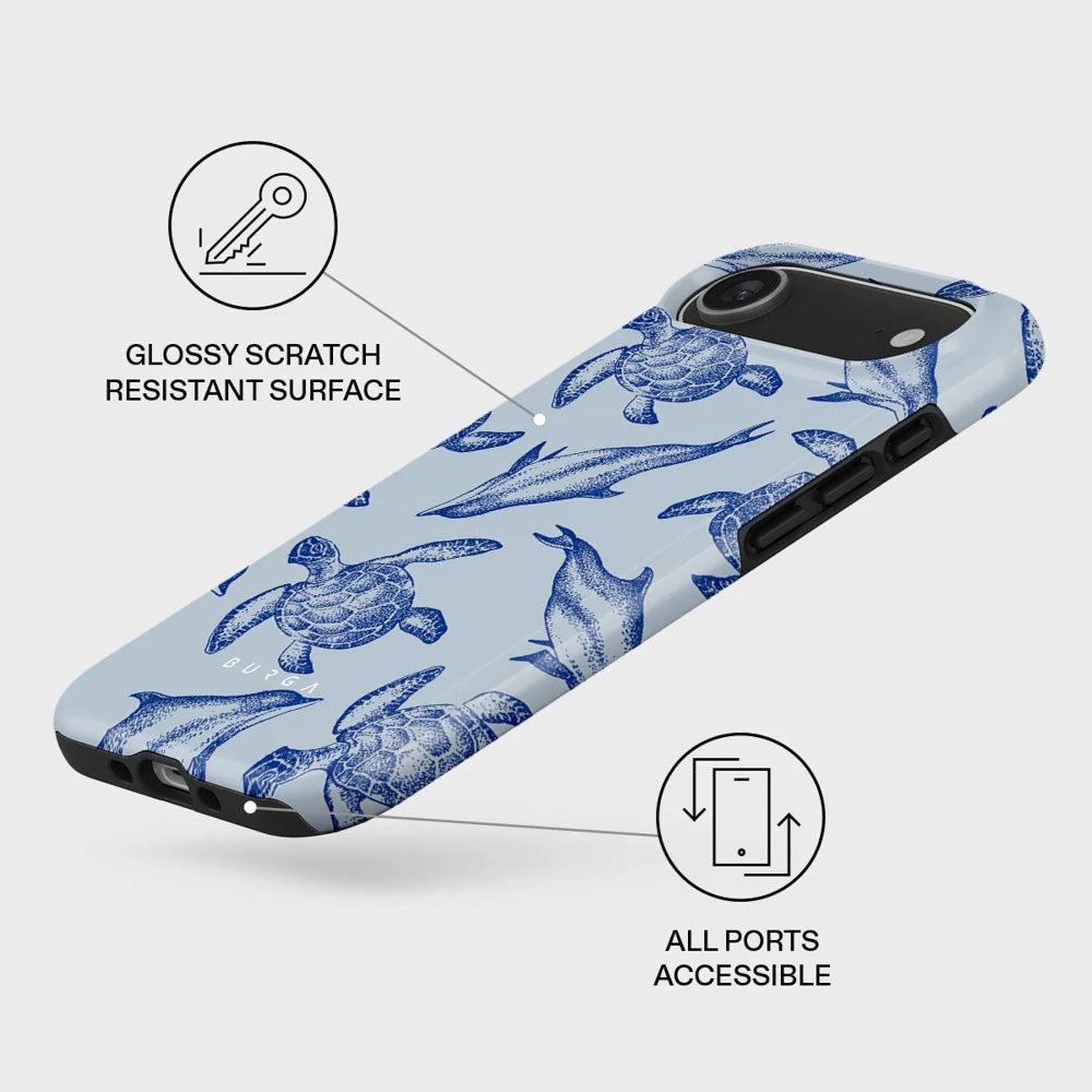 iPhone Air Burga Tough Fashion Cover - MagSafe Kompatibel - Aquatic Dance