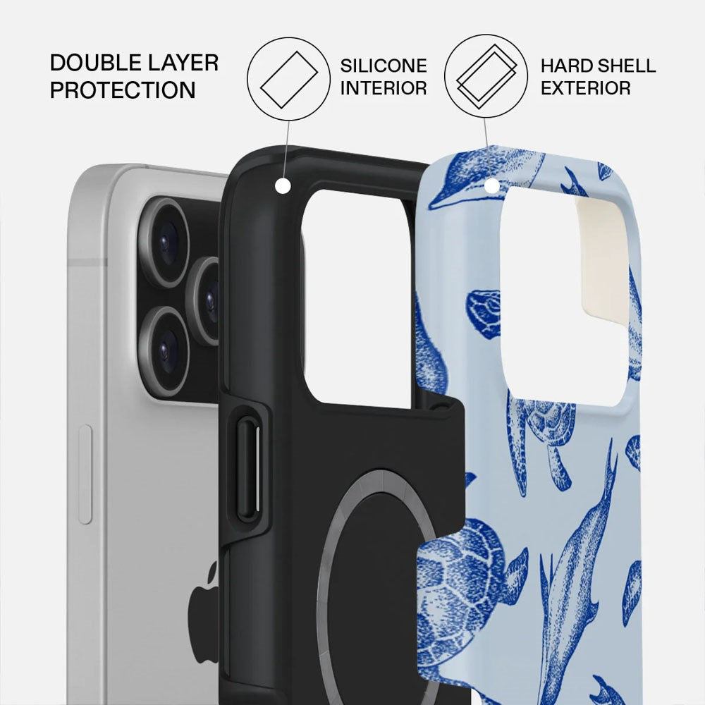 iPhone 17 Pro Max Burga Tough Fashion Cover - MagSafe Kompatibel - Aquatic Dance