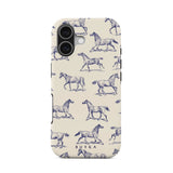 iPhone 17 Burga Tough Fashion Cover - MagSafe Kompatibel - Derby Race