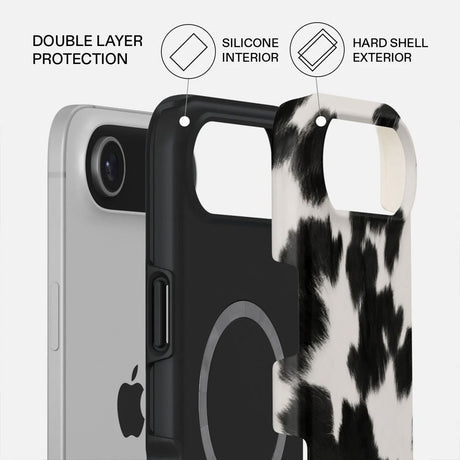 iPhone Air Burga Tough Fashion Cover - MagSafe Kompatibel - Achromatic
