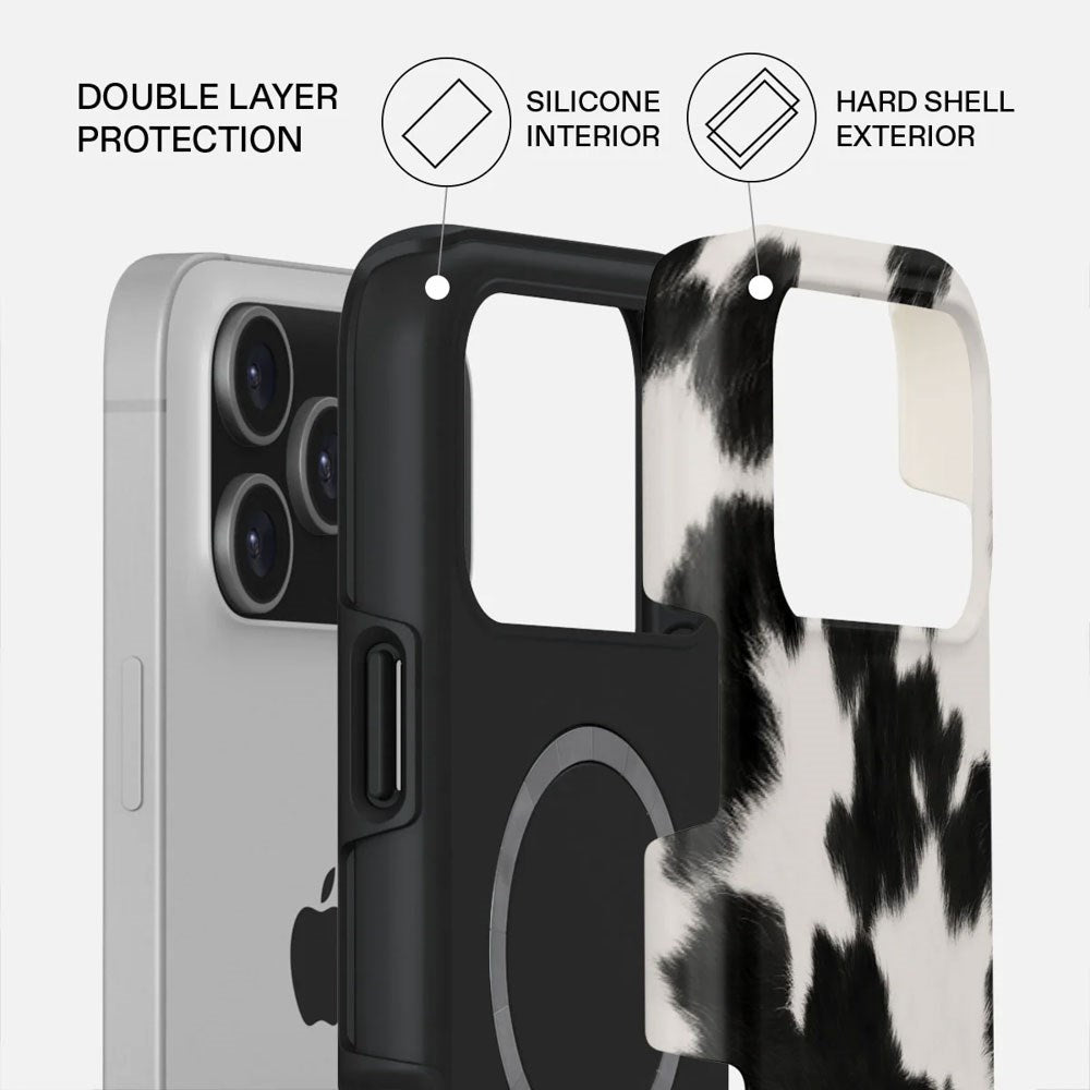 iPhone 17 Pro Max Burga Tough Fashion Cover - MagSafe Kompatibel - Achromatic