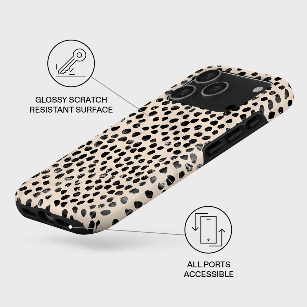 iPhone 17 Pro Burga Tough Fashion Cover - MagSafe Kompatibel - Almond Latte