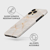 Burga iPhone 13 Pro Tough Fashion Cover - Vanilla Sand