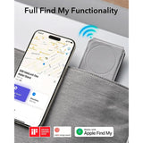 ESR - GeoWallet Kortholder m. Ståfunktion - MagSafe Kompatibel - Grå