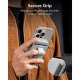 ESR - GeoWallet Kortholder m. Ståfunktion - MagSafe Kompatibel - Grå