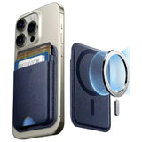 ESR Kunstlæder Kortholder m. MagSafe - Blå