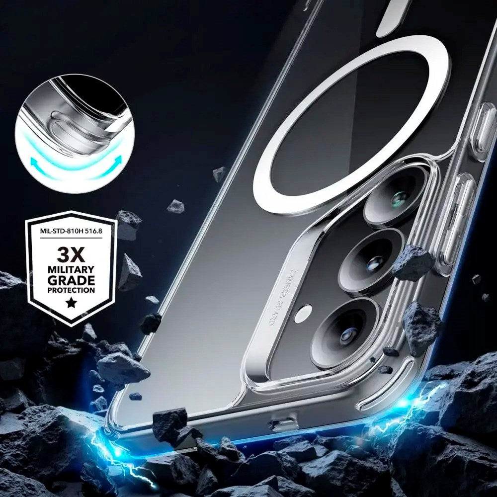 ESR - Samsung Galaxy S25+ (Plus) - Classic Hybrid Cover - MagSafe Kompatibel - Gennemsigtig