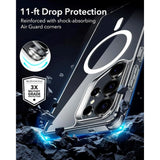 ESR - Samsung Galaxy S25 Ultra - Classic Hybrid Cover - MagSafe Kompatibel - Gennemsigtig