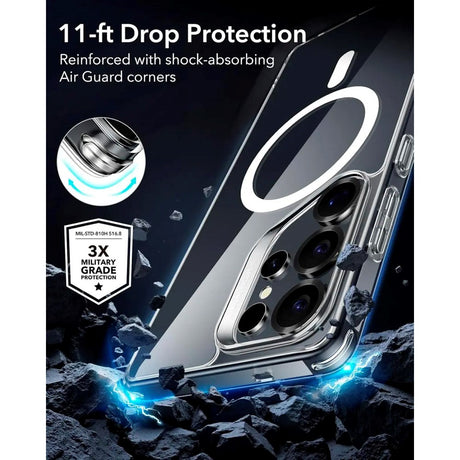 ESR - Samsung Galaxy S25 Ultra - Classic Hybrid Cover - MagSafe Kompatibel - Gennemsigtig