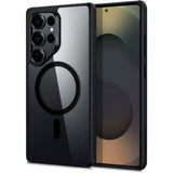 ESR - Samsung Galaxy S25 Ultra - Classic Hybrid Cover - MagSafe Kompatibel - Gennemsigtig / Sort