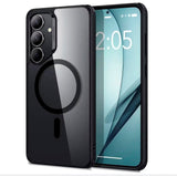 ESR - Samsung Galaxy S25+ (Plus) - Classic Hybrid Cover - MagSafe Kompatibel - Gennemsigtig / Sort