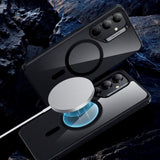 ESR - Samsung Galaxy S25+ (Plus) - Classic Hybrid Cover - MagSafe Kompatibel - Gennemsigtig / Sort