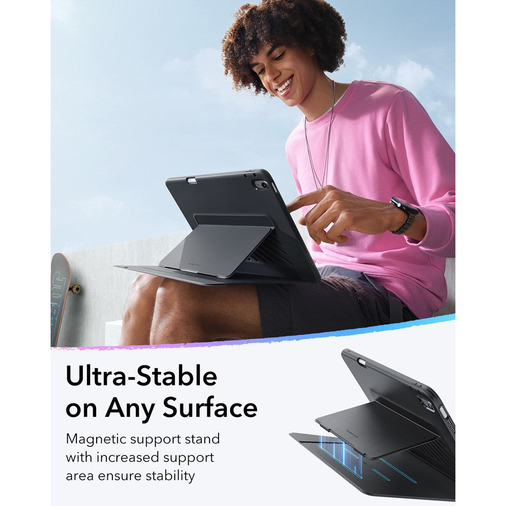 iPad Air 13" (2026 / 2025 / 2024) ESR Flip Hybrid Case - Sort