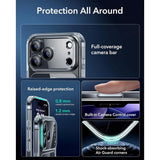 iPhone 17 Pro ESR Classic Hybrid Cover m. Indbygget Camera Control Knap - MagSafe Kompatibel - Gennemsigtig
