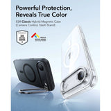 ESR iPhone Air Classic Hybrid Stash Cover m. Kickstand - MagSafe Kompatibel - Mat Sort